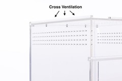 EctoTherm Jumping Spider Enclosure – for Habitat, Medium, Transparent