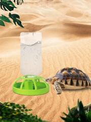 1Pc Crawler Turtle Automatic Water Dispenser Climbing Pet Land Turtle Lizard Pal