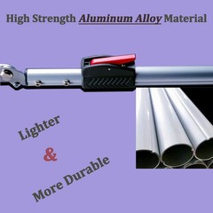 87” Telescopic Snake Tongs, Aircraft-Aluminum Alloy Reptile Grabber Rattle S…