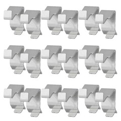 50 Pcs Metal Shelf Clips Cabinet Buckle Bookshelf Shelving Clamps