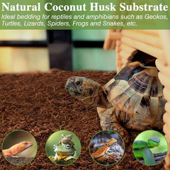 10LBS Coconut Fiber Substrate, 100% Organic Coconut Husk Coco Coir Brick Terrari