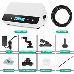 Automatic Reptile Mister with 4 Nozzles | 360° Adjustable Spray, Timer Cont