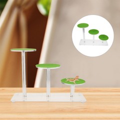 Lizard Terrarium Accessory with Turtle Basking Dock and Versatile Climbing Space