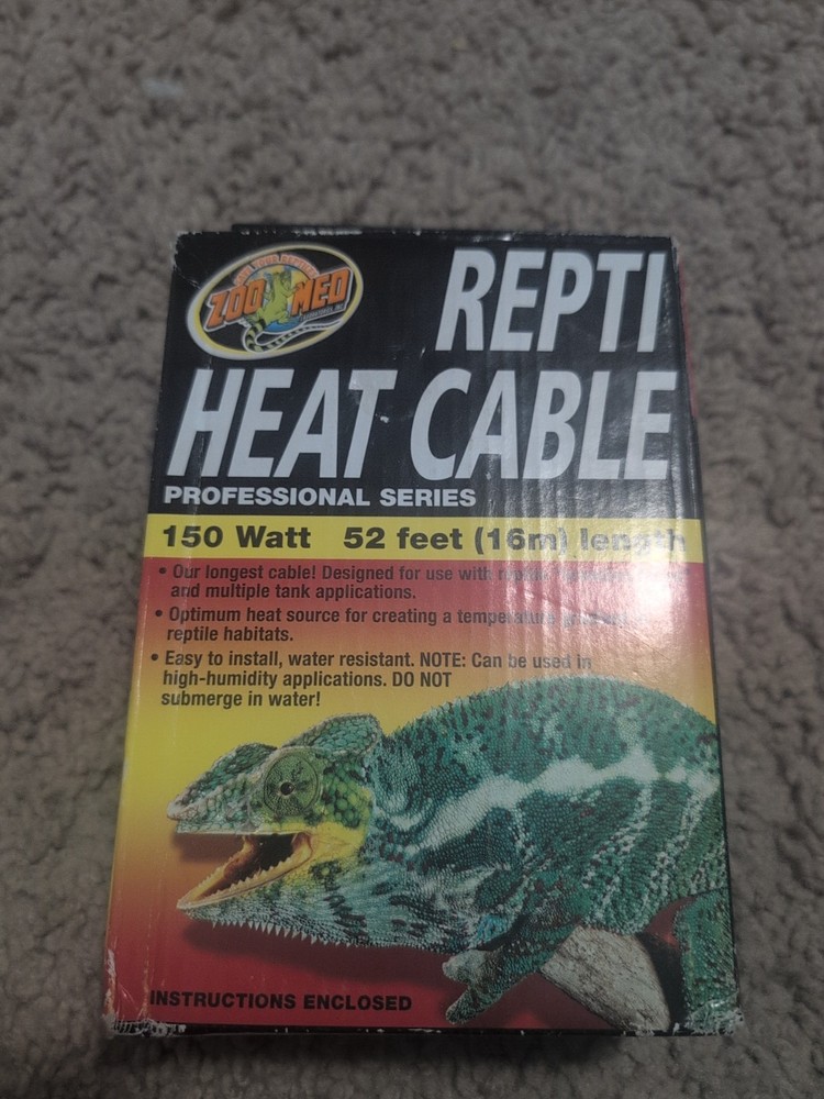 Zoo Med Repti Heat Cable Select Size:: 150 watt
