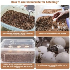 14 Oz Vermiculite for Reptiles Terrarium Substrate Bedding Supplies