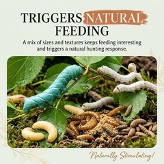 Super Wormy Sampler 5 Types of Worms 125ct Live Feeder Insects | FREE SHIPPING