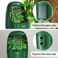 Wacool Reptile Water Dripper Chameleon Drinking Fountain Water Dispenser, Aut…