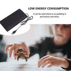 Reptile Heating Pad USB Under Tank Terrarium Heat Mat for Turtle Tortoise Sna…
