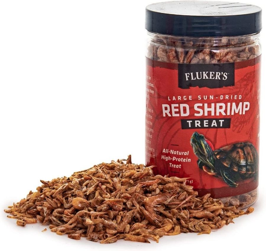 Reptile, Flukers Sun-Dried Large Red Shrimp Treat (2.5 oz)