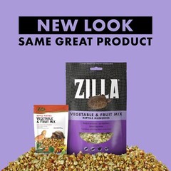 Zilla Reptile Munchies Vegetable and Fruit Mix 4 Ounce Dehydrated Treats