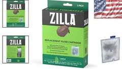 Easy-Install Large Water Filter Replacement Cartridges – 3-Pack for Reptiles