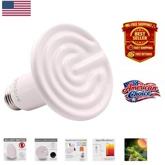 Long-Lasting 60W Infrared Heat Lamp – Perfect for Reptiles & Animal Comfort