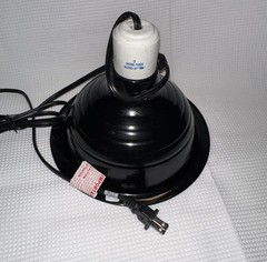 Zilla Premium Reflector Dome Light & Heat 8.5in Black