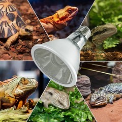 80W Splashproof Reptile Basking Heat Lamp Bulb – Energy Saving Infrared Heater f