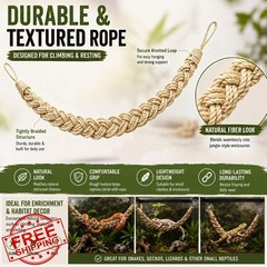 kaiwankalo Snake Enclosure Reptile Toy Beige