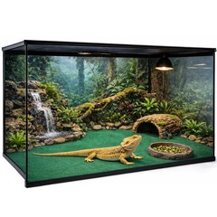 47×24 Inch Reptile Carpet Terrarium Liner Substrate Mat For Lizard Snake