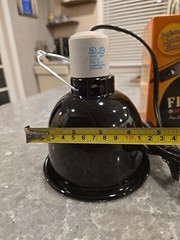Fluker’s Deep Dome Mini Sun Dome Lamp 100 Watt 5.5 In NO BULB INCLUDED