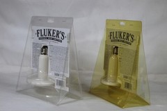 Lot of 2 Fluker’s Ceramic Heat Emitter for Reptiles and Amphibians 60W/ 100W