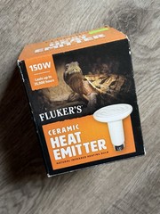 Fluker’s Ceramic Heat Emitter Infrared Heating for Reptiles Hedgehogs
