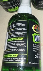 5 Bottles 4.25 Oz Each Wipe Out Terrarium & Small Animal Disinfectant, Cleaner