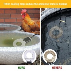 250W Chicken Water Heater, Submersible Bucket Heater Deicer for 5 Gallon, Hea…