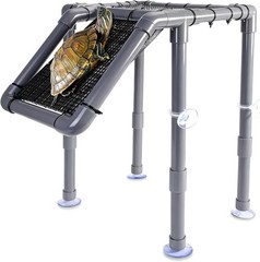 Large Standing Turtle Basking Platform W/ Ramp(6.49″-15.16″ H 10.8″ ×8.6″