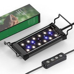 8W LED UVB Light for Reptiles Terrarium Light Extendable Reptile Tank Light w…