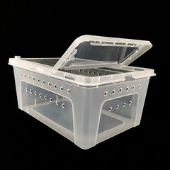 10x Breeding Box Feeding Case Reptile Transport Gecko Lizard Spider Insect Cage
