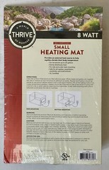 THRIVE 8 WATT SMALL HEATING MAT-ALL REPTILES-TERRARIUMS UP TO 20 GALLONS- NEW