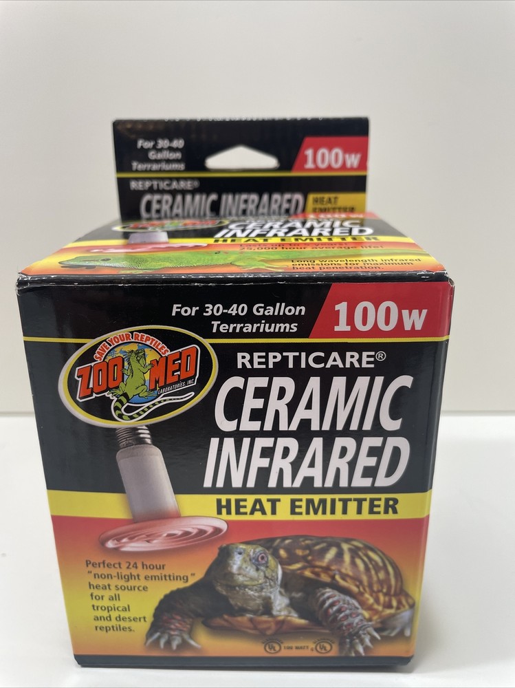 CERAMIC HEAT EMITTER 100w 30-40gal