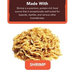 BugzyBugs Isocare Premium Dried Shrimp Treats Protein Rich Food Source 1.2oz