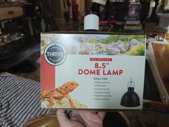 New Thrive 8.5″ Dome Lamp 6ft Cord On/Off Switch for 150 Watt bulb