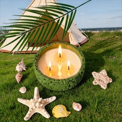 Viyffo Large Citronella Candles Outdoor, 3 Wick 20oz Citronella Candle Indoor…