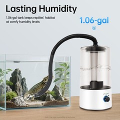 Reptile Terrarium Humidifier Fogger 4L Capacity Misting Machine With Hose USA