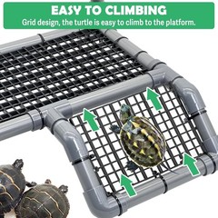 Hanging Turtle Basking Platform, Plastic Turtle Dock Basking Area with Climbing