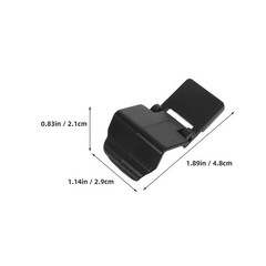 5Pcs Black ABS Aquarium Lid Fasteners Terrarium Clips for Feeding Tanks