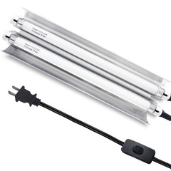T5 Reptile Light Fixture Combo Kit 16 Watts, 12 Inches UVB Light 2×8 Watt, T5…