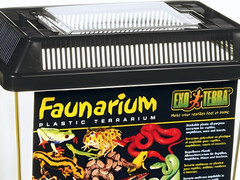 Faunarium Small PT2255 – Plastic Reptile Terrarium and Transport Container for L