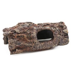 Reptile Tree Hollow Log 8.27×4.72×2.76in for Snake Gecko – Terrarium Habitat