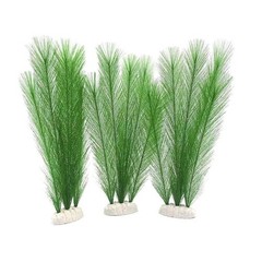 Norgail Aquarium Plastic Silk Plant Decorations Fish Tank Artificial Green Wa…