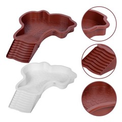 2Pcs Reusable Turtle Bath Tub with Ramp and Basking Platform Assorted Colors