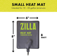 Heat Mat, Terrarium Heater for Reptiles, Snakes (Ball Pythons, Corn Snakes), Leo