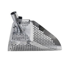 Kraken 11″ x 8″ Stainless Steel Metal Detector Sand Scoop w/ 2 Mount Holes