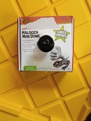 Zilla Light and Heat Mini Halogen Dome Fixture Reptile Heat Lamp