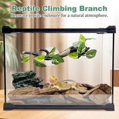 Fhiny Snake Climbing Branch, 2 PCS Resin Reptile Branches for Climbing with S…