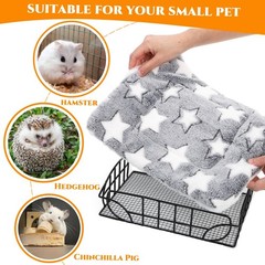 Rat Cage Platform Metal Basket Rat Hammock with Mat Hanging Chew Proof Squirr…