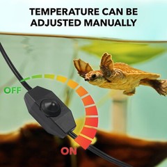 BN-LINK Reptile Heating Pad Temperature Under Tank Heater 6″ X 8″ adjustable