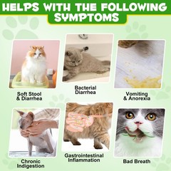 Probiotics for Cats – Cat Probiotic Powder Digestive Supplement with Digestiv…