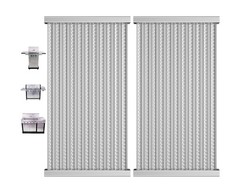 17 1/8 X 9 3/8″ Grill Emitter Grates for Charbroil TRU-Infrared 2 Burner 4636…