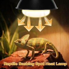 2Pack Reptile Heat Lamp, 150W Reptile Heat Emitter Infrared Basking Spot Ligh…